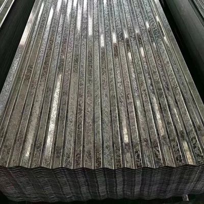 0.13-0.5mm Gi โครงหลังคา corrugated, 60-95HRB โครงหลังคา corrugated โครงโลหะเหล็กกระปุก