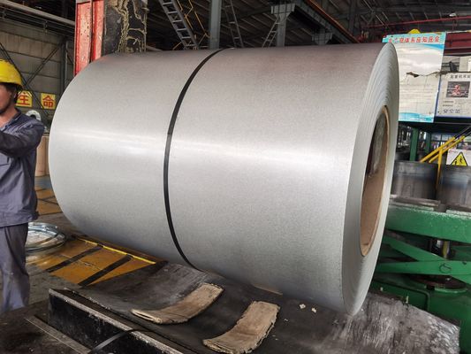 แอนติฟิงเกอร์พิมพ์ Hot Dip Gl Galvalume Steel Coil รับรอง ISO9001