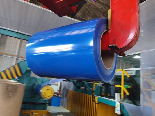 0.13-0.8mm PPGL สแตนเลสโค้ลเคลือบ Aluzinc โค้ลสแตนเลสสําหรับการก่อสร้างอาคาร