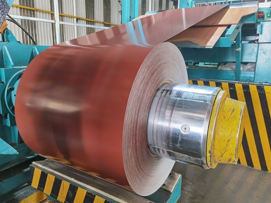 PPGL Pre Painted Galvalume Steel Sheet Coil ความยาว / สีที่กําหนดเอง