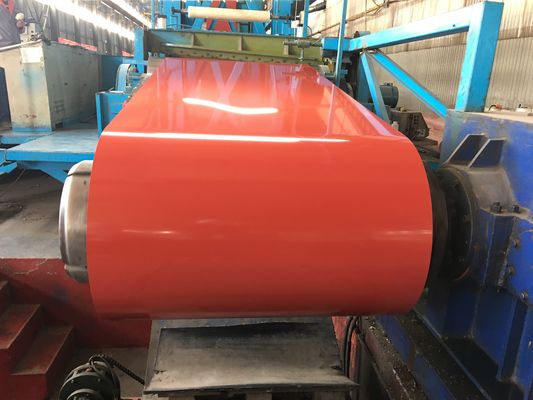 สายโค้ลเหล็กกระปุกแบบอุตสาหกรรม Prepainted ทนทานต่อการกัดกร่อน AZ150 PPGL Coil