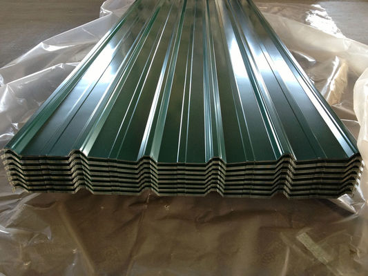 270-500MPa โลหะ corrugated หนา 0.13mm-0.5mm สําหรับหลังคา