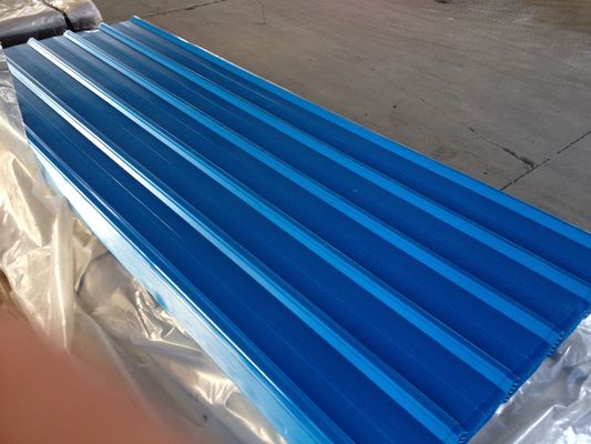 1000-6000 มิลลิเมตรเหล็กกระดาษ corrugated โลหะ Zero Spangle / Small Spangle