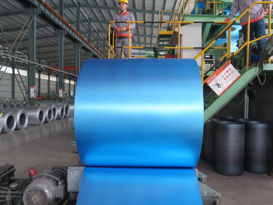 โคลิปเหล็ก Galvalume Prepainted 0.13mm-0.80mm สําหรับแผ่นแซนวิช