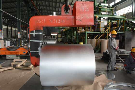 OD 1000-2000mm Galvalume Steel Coil สําหรับงานก่อสร้าง / เครื่องใช้ในครัวเรือน
