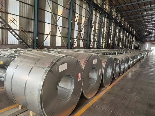 ทนทาน 3-8MT Galvalume Steel Coil สต็อค Max1250mm ความกว้าง