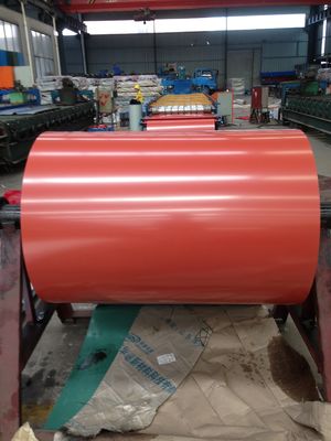 508mm / 610mm PPGI โคลล์เหล็กกระปุกสําหรับการสร้างวัสดุก่อสร้าง