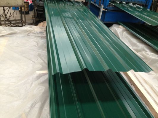 0.8MM การสร้างแผ่นโลหะ corrugated ยาวนาน