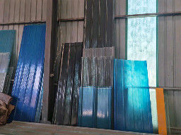 พีวีซีเหล็ก โลหะ หลังคา corrugated ใบปกติ Spangle